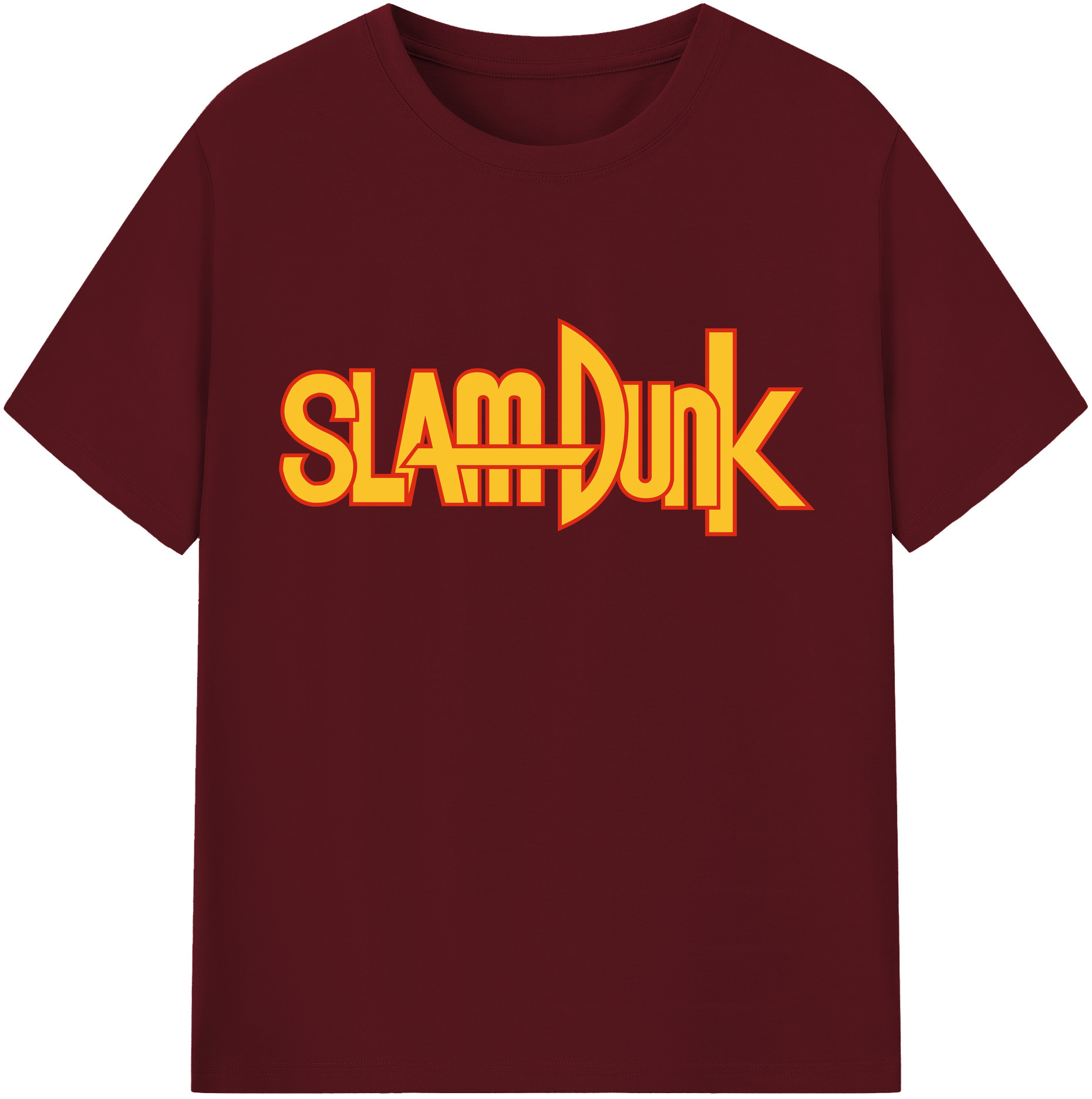 SLAM DUNK／スラムダンク 綿100％半袖Tシャツ（フロントプリント）